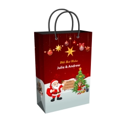Christmas Tall Return Gift Bag – Plain or Personalized